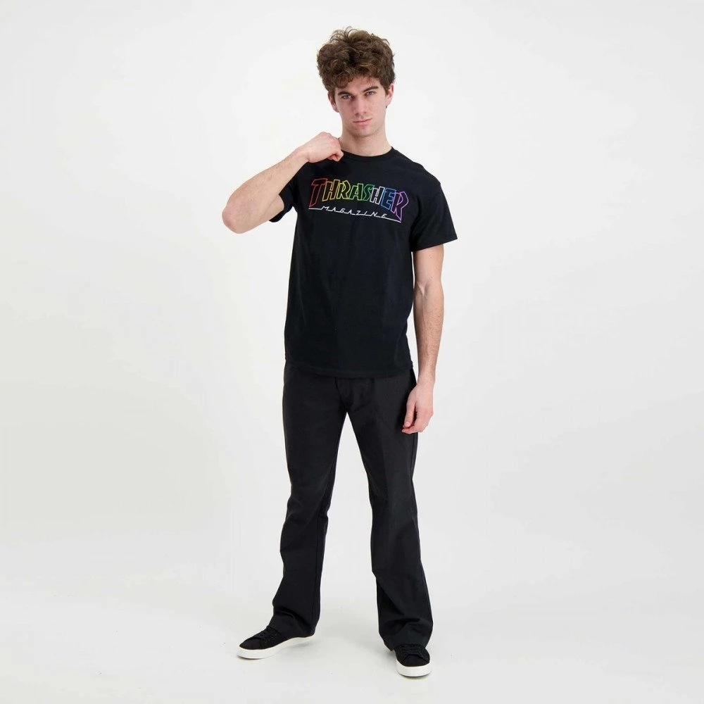 THRASHER T-SHIRT OUTLINED RAIBOW MAG 7 THRASHER T-SHIRT OUTLINED RAIBOW MAG - immagine 5