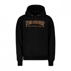 THRASHER FELPA CON CAPPUCCIO OUTLINED