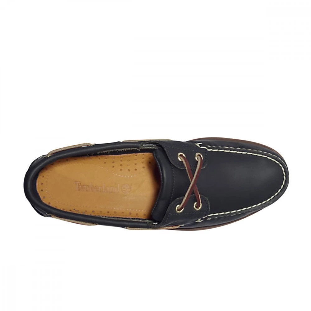 TIMBERLAND CLASSIC 2-EYE BOAT Blu 3 TIMBERLAND CLASSIC 2-EYE BOAT Blu - immagine 2