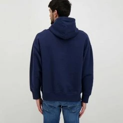 TOMMY JEANS FELPA CON CAPPUCCIO TOMMY BADGE Blu -Offerta Economica Novità tommy jeans dm0dm10904 felpa con cappuccio tommy badge casual uomo 043512301 c87 4