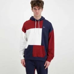 TOMMY JEANS FELPA CON CAPPUCCIO COLOR BLOCK Multicolor -Offerta Economica Novità tommy jeans dm0dm12349 felpa con cappuccio color block casual uomo 045116901 c87 3
