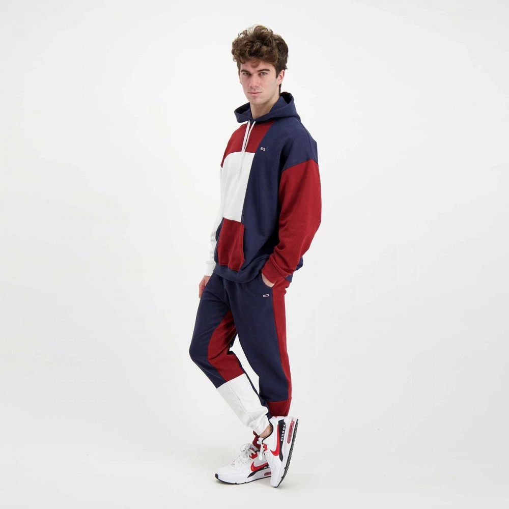 TOMMY JEANS FELPA CON CAPPUCCIO COLOR BLOCK Multicolor - immagine 6