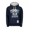 TOMMY JEANS FELPA CON CAPPUCCIO COLLEGIATE TIE DYE Blu -Offerta Economica Novità tommy jeans dm0dm12350 felpa cappucccio tie dye college casual uomo 045117001 c87 1