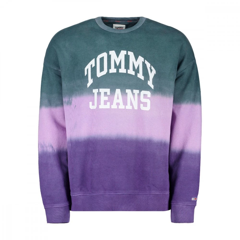 TOMMY JEANS FELPA GIROCOLLO TIE DYE Multicolor 3 TOMMY JEANS FELPA GIROCOLLO TIE DYE Multicolor