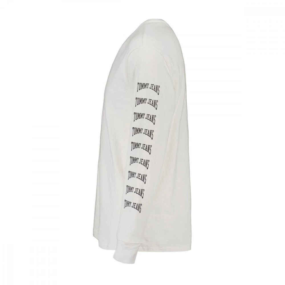 TOMMY JEANS MAGLIA MANICA LUNGA HOMESPUN GRAPHIC Bianco 4 TOMMY JEANS MAGLIA MANICA LUNGA HOMESPUN GRAPHIC Bianco - immagine 2