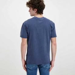 TOMMY JEANS T-SHIRT TONAL TOMMY COLLEGIATE Blu -Offerta Economica Novità tommy jeans dm0dm12857 t shirt tonal tommy collegiate casual uomo 045110601 c87 3
