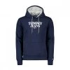 TOMMY JEANS FELPA CON CAPPUCCIO ENTRY Blu