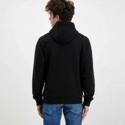 TOMMY JEANS FELPA CON CAPPUCCIO ENTRY Nero -Offerta Economica Novità tommy jeans dm0dm12941 felpa con cappuccio entry casual uomo 045823001 bds 4