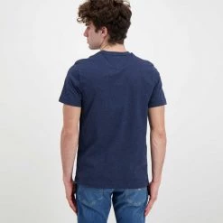 TOMMY JEANS T-SHIRT ESSENTIAL TASCHINO Blu -Offerta Economica Novità tommy jeans dm0dm13063 t shirt essential flag pocket casual uomo 045111401 c87 3