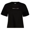 TOMMY JEANS T-SHIRT LINEAR LOGO DONNA Nero -Offerta Economica Novità tommy jeans dw0dw10057 t shirt linear logo donna casual donna 045112501 bds 1