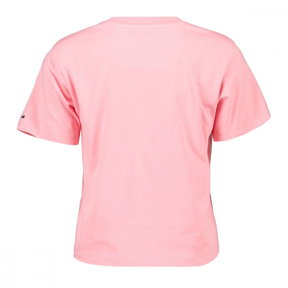 TOMMY JEANS T-SHIRT LINEAR LOGO DONNA Rosa 4 TOMMY JEANS T-SHIRT LINEAR LOGO DONNA Rosa - immagine 2