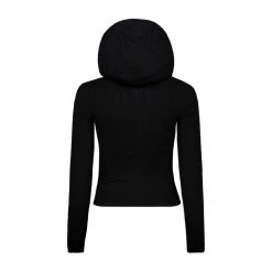 TOMMY JEANS CARDIGAN FULL ZIP CON CAPPUCCIO DONNA Nero 9 TOMMY JEANS CARDIGAN FULL ZIP CON CAPPUCCIO DONNA Nero -Offerta Economica Novità tommy jeans dw0dw11717 cardigan full zip con cappuccio donna casual donna 045108701 bds 2