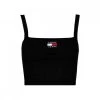 TOMMY JEANS CANOTTA CROP CON LOGO DONNA Nero 1 TOMMY JEANS CANOTTA CROP CON LOGO DONNA Nero -Offerta Economica Novità tommy jeans dw0dw11875 canotta crop con logo donna casual donna 045109001 bds 1