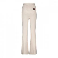 TOMMY JEANS PANTALONI A TRAPEZIO CON LOGO DONNA Beige 5 TOMMY JEANS PANTALONI A TRAPEZIO CON LOGO DONNA Beige -Offerta Economica Novità tommy jeans dw0dw11884 pantaloni a trapezio con logo donna casual donna 045109101 ace 2