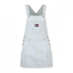 TOMMY JEANS SALOPETTE IN DENIM DONNA Azzurro