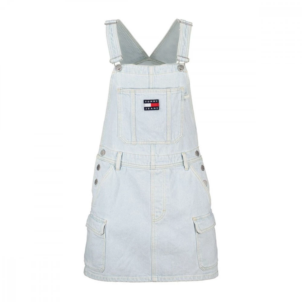 TOMMY JEANS SALOPETTE IN DENIM DONNA Azzurro 3 TOMMY JEANS SALOPETTE IN DENIM DONNA Azzurro