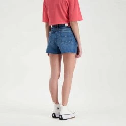 TOMMY JEANS BERMUDA MOM DONNA Blu 12 TOMMY JEANS BERMUDA MOM DONNA Blu -Offerta Economica Novità tommy jeans dw0dw12454 bermuda mom donna casual donna 045113101 1a5 5