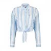 TOMMY JEANS CAMICIA CON NODO DONNA Azzurro, Bianco -Offerta Economica Novità tommy jeans dw0dw12901 camicia con nodo donna casual donna 045115401 cy0 1