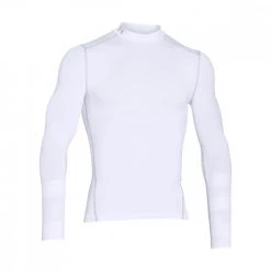 UNDER ARMOUR MAGLIA MANICA LUNGA COLDGEAR® ARMOUR COMPRESSION Bianco