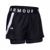 UNDER ARMOUR SHORT PLAY UP 3" 2 IN 1 DONNA Nero -Offerta Economica Novità under armour 1351981 short play up 2 in 1 donna abbigliamento training e palestra donna 040795401 001 1