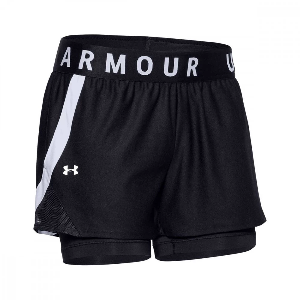 UNDER ARMOUR SHORT PLAY UP 3" 2 IN 1 DONNA Nero 3 UNDER ARMOUR SHORT PLAY UP 3" 2 IN 1 DONNA Nero