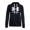 UNDER ARMOUR FELPA CON CAPPUCCIO RIVAL FLEECE LOGO DONNA Nero -Offerta Economica Novità under armour 1356318 rival fleece logo hoodie abbigliamento training e palestra donna 044066601 001 1