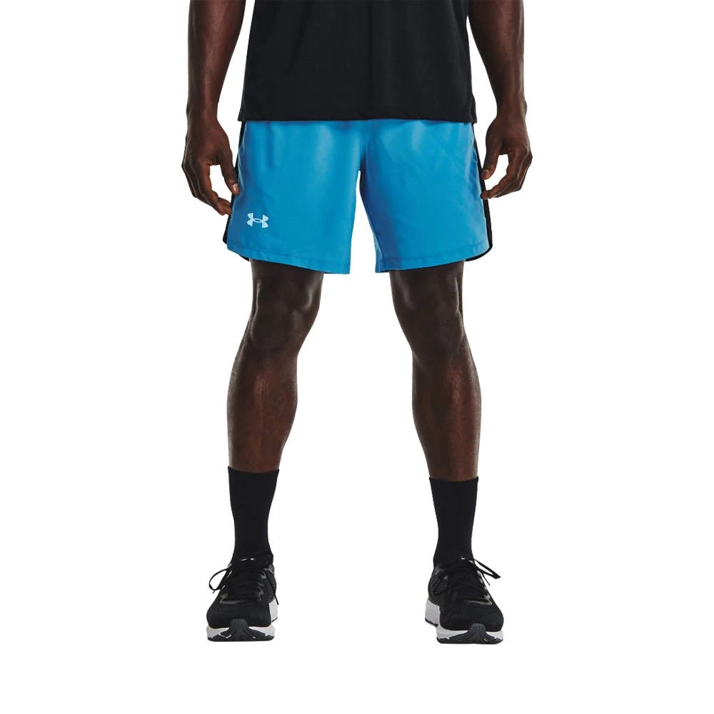 UNDER ARMOUR SHORT LAUNCH SW 7" Blu 5 UNDER ARMOUR SHORT LAUNCH SW 7" Blu - immagine 3