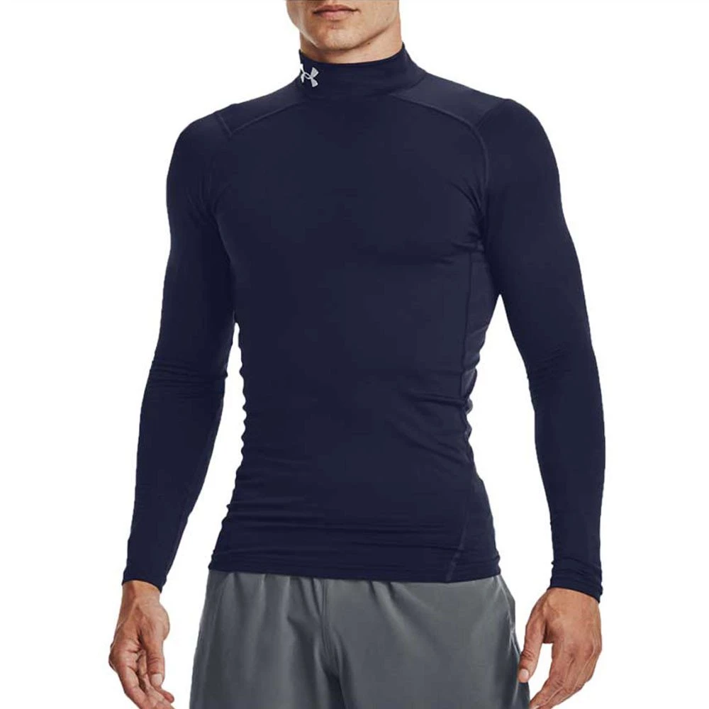 UNDER ARMOUR MAGLIA MANICA LUNGA LUPETTO COLDGEAR® COMPRESSION Blu - immagine 2