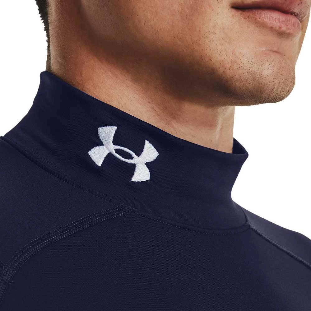 UNDER ARMOUR MAGLIA MANICA LUNGA LUPETTO COLDGEAR® COMPRESSION Blu - immagine 4