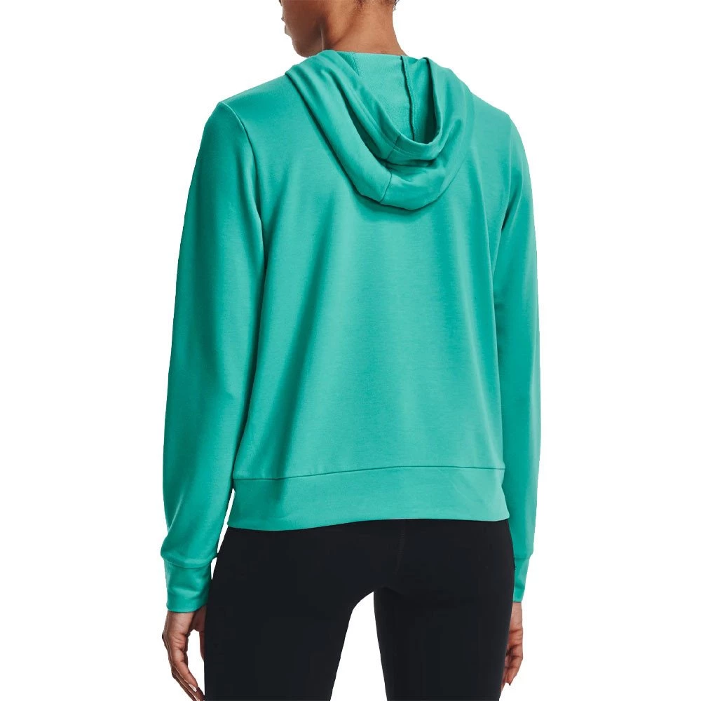 UNDER ARMOUR FELPA ZIP RIVAL TERRY DONNA Verde 6 UNDER ARMOUR FELPA ZIP RIVAL TERRY DONNA Verde - immagine 4