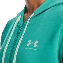 UNDER ARMOUR FELPA ZIP RIVAL TERRY DONNA Verde 11 UNDER ARMOUR FELPA ZIP RIVAL TERRY DONNA Verde -Offerta Economica Novità under armour 1369853 felpa zip rival terry donna abbigliamento training e palestra donna 044941901 369 5
