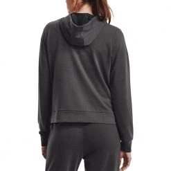 UNDER ARMOUR FELPA FULL ZIP CON CAPPUCCIO RIVAL TERRY DONNA Grigio -Offerta Economica Novità under armour 1369853 rival terry fz hoodie abbigliamento training e palestra donna 046617601 010 4