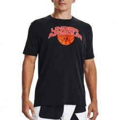 UNDER ARMOUR T-SHIRT BBALL BRANDED WORDMARK Nero -Offerta Economica Novità under armour 1370233 t shirt bball branded wordmark abbigliamento basket uomo 044616601 001 3