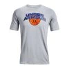 UNDER ARMOUR T-SHIRT BBALL BRANDED WORDMARK Grigio -Offerta Economica Novità under armour 1370233 t shirt bball branded wordmark abbigliamento basket uomo 044616701 011 1