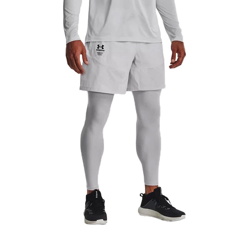 UNDER ARMOUR SHORT WOVEN UNDERPRINT Grigio 5 UNDER ARMOUR SHORT WOVEN UNDERPRINT Grigio - immagine 3