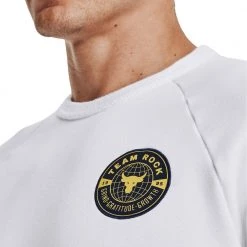UNDER ARMOUR FELPA GIROCOLLO PROJECT ROCK Bianco -Offerta Economica Novità under armour 1370452 felpa girocollo pjt rock abbigliamento training e palestra uomo 044905201 100 5