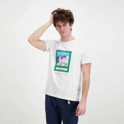 V2 T-SHIRT SANTORINI Bianco -Offerta Economica Novità v2 tusnt t shirt santorini casual uomo 045121601 bia 4