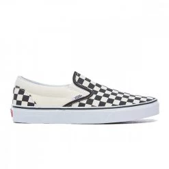 VANS CLASSIC SLIP-ON CHECK Bianco, Nero