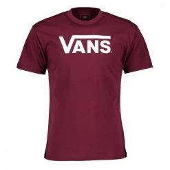 VANS T-SHIRT CLASSIC Logo Bordeaux