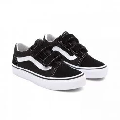 VANS OLD SKOOL VELCRO BAMBINO Nero -Offerta Economica Novità vans vn000vhe6bt old skool velcro bambino tutte sneaker bambino 037978201 6bt 2