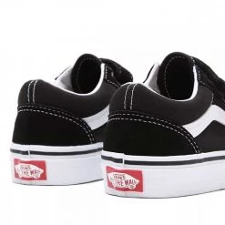 VANS OLD SKOOL VELCRO BAMBINO Nero -Offerta Economica Novità vans vn000vhe6bt old skool velcro bambino tutte sneaker bambino 037978201 6bt 4