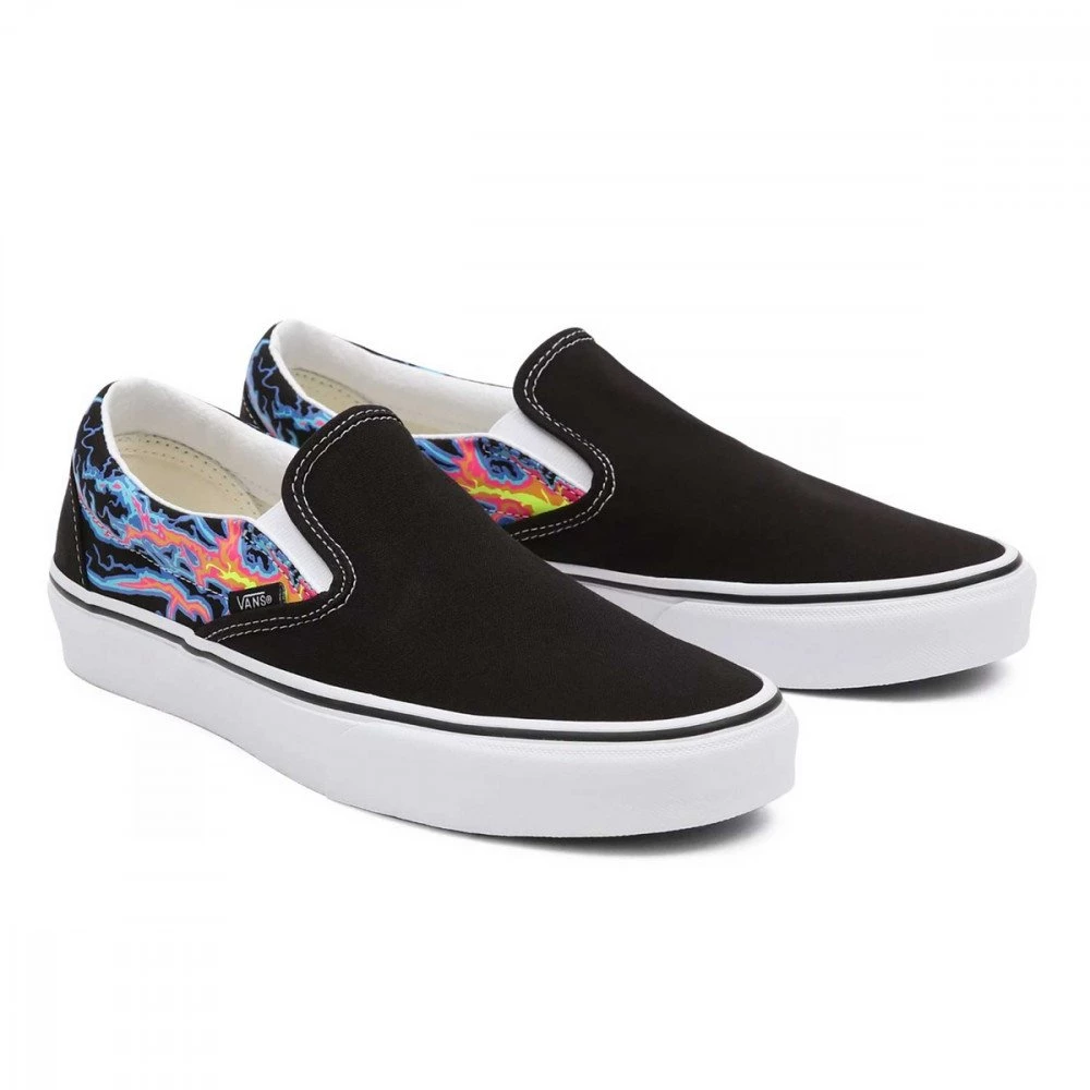 VANS SLIP-ON ELECTRIC FLAME Nero 4 VANS SLIP-ON ELECTRIC FLAME Nero - immagine 2