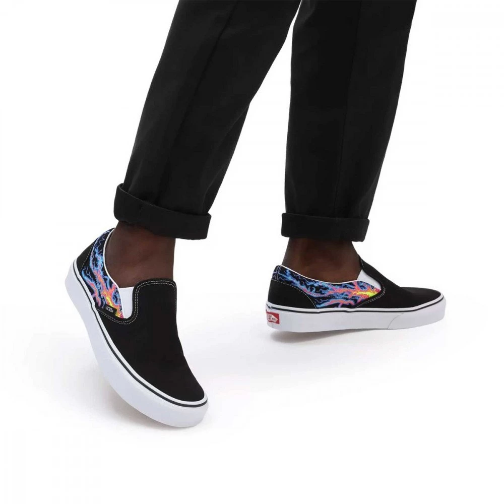 VANS SLIP-ON ELECTRIC FLAME Nero 7 VANS SLIP-ON ELECTRIC FLAME Nero - immagine 5