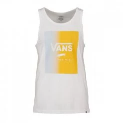 VANS CANOTTA PRINT BOX Bianco