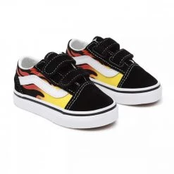 VANS OLD SKOOL FLAME VELCRO BABY 9 VANS OLD SKOOL FLAME VELCRO BABY -Offerta Economica Novità vans vn0a344kphn old skool flame velcro baby tutte sneaker baby 044482801 phn 2