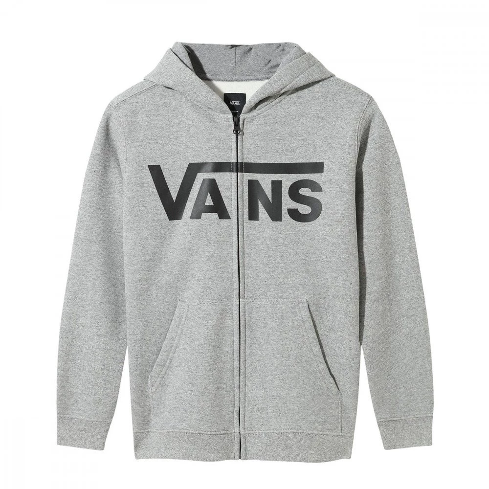 VANS FELPA FULL ZIP CON CAPPUCCIO CLASSIC BAMBINO Grigio 3 VANS FELPA FULL ZIP CON CAPPUCCIO CLASSIC BAMBINO Grigio