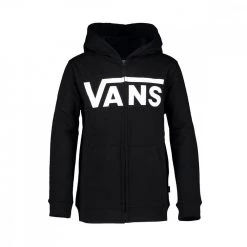 VANS FELPA FULL ZIP CON CAPPUCCIO CLASSIC BAMBINO Nero