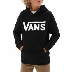 VANS FELPA CON CAPPUCCIO CLASSIC BAMBINO Nero -Offerta Economica Novità vans vn0a45agy28 felpa con cappuccio classic bambino abbigliamento bambino 041302801 y28 3