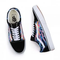 VANS OLD SKOOL ELECTRIC FLAME Multicolor -Offerta Economica Novità vans vn0a5krfb03 old skool electric flame tutte sneaker uomo 044512601 b03 4