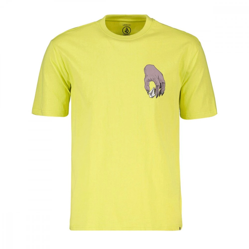 VOLCOM T-SHIRT STONE GRAB LSE Giallo 3 VOLCOM T-SHIRT STONE GRAB LSE Giallo
